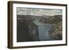 Coeur d'Alene, ID - View of Beauty Bay-Lantern Press-Framed Art Print