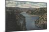 Coeur d'Alene, ID - View of Beauty Bay-Lantern Press-Mounted Art Print