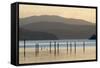 Coeur D'Alene Lake at Dusk-Nick Dale-Framed Stretched Canvas
