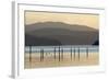 Coeur D'Alene Lake at Dusk-Nick Dale-Framed Photographic Print