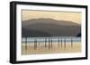 Coeur D'Alene Lake at Dusk-Nick Dale-Framed Photographic Print