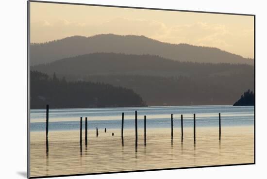 Coeur D'Alene Lake at Dusk-Nick Dale-Mounted Photographic Print