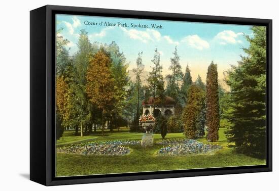 Coeur d'Alene Park, Spokane, Washington-null-Framed Stretched Canvas