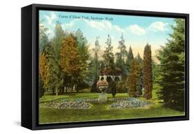 Coeur d'Alene Park, Spokane, Washington-null-Framed Stretched Canvas