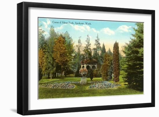 Coeur d'Alene Park, Spokane, Washington-null-Framed Art Print