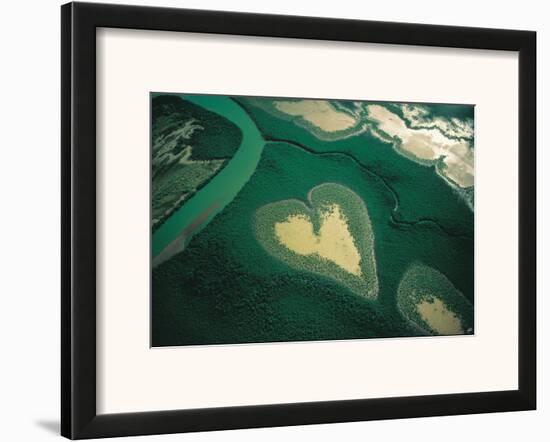 Coeur de Voh-Yann Arthus-Bertrand-Framed Art Print
