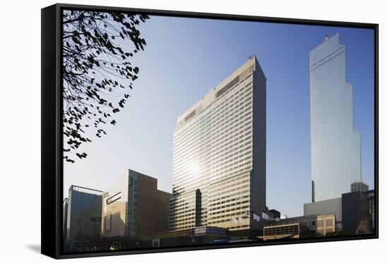 Coex World Trade Tower, Seoul, South Korea, Asia-Christian-Framed Stretched Canvas