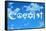 Coexist Sky Motivational Plastic Sign-null-Framed Stretched Canvas