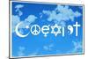 Coexist Sky-null-Mounted Poster