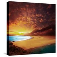 Cofete Fuerteventura Barlovento Beach at Canary Islands of Spain-Naturewolrd-Stretched Canvas