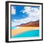 Cofete Fuerteventura Barlovento Beach at Canary Islands of Spain-Naturewolrd-Framed Photographic Print