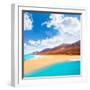 Cofete Fuerteventura Barlovento Beach at Canary Islands of Spain-Naturewolrd-Framed Photographic Print