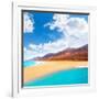 Cofete Fuerteventura Barlovento Beach at Canary Islands of Spain-Naturewolrd-Framed Photographic Print