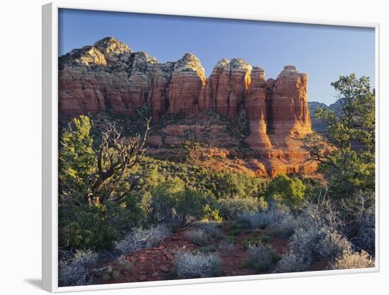 Coffe Pot Rock, Buena Vista Drive, Sedona, Arizona, Usa-Rainer Mirau-Framed Photographic Print