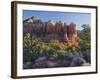 Coffe Pot Rock, Buena Vista Drive, Sedona, Arizona, Usa-Rainer Mirau-Framed Photographic Print