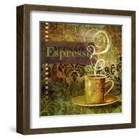 Coffee 3 Espresso-Viv Eisner-Framed Art Print