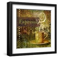 Coffee 3 Espresso-Viv Eisner-Framed Art Print