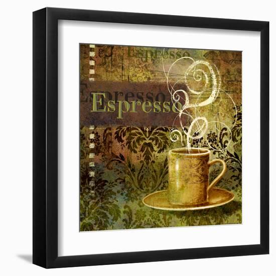 Coffee 3 Espresso-Viv Eisner-Framed Art Print