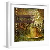 Coffee 3 Espresso-Viv Eisner-Framed Art Print