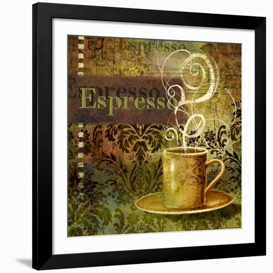 Coffee 3 Espresso-Viv Eisner-Framed Art Print