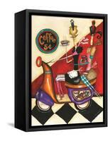 Coffee 5-Cents-Jennifer Garant-Framed Stretched Canvas