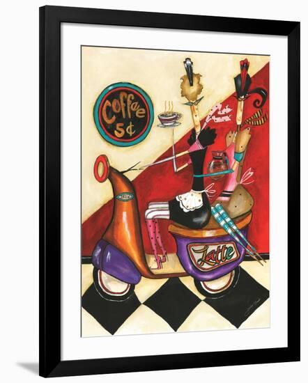 Coffee 5-Cents-Jennifer Garant-Framed Giclee Print