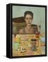 Coffee Addict-Leah Saulnier-Framed Stretched Canvas