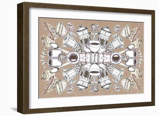 Coffee and Cake, 2014-Matt Bannister-Framed Giclee Print