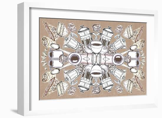 Coffee and Cake, 2014-Matt Bannister-Framed Giclee Print