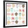 Coffee and Donuts-Elizabeth Caldwell-Framed Giclee Print