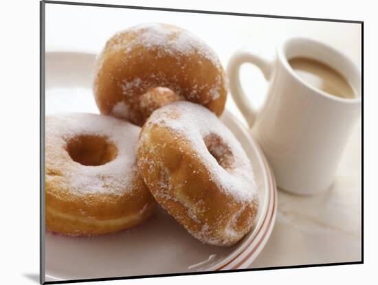 Coffee And Doughnuts-Erika Craddock-Mounted Photographic Print