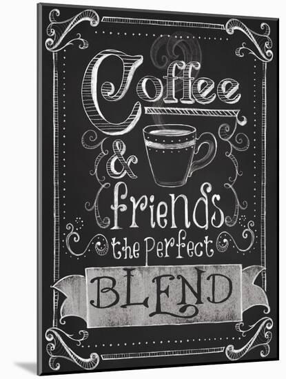 Coffee and Friends-Fiona Stokes-Gilbert-Mounted Giclee Print