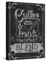 Coffee and Friends-Fiona Stokes-Gilbert-Stretched Canvas