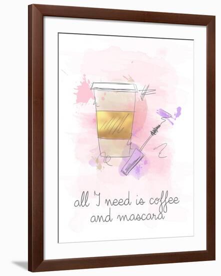 Coffee and Mascara-Anna Quach-Framed Art Print