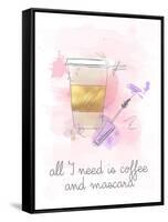 Coffee and Mascara-Anna Quach-Framed Stretched Canvas