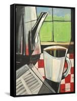 Coffee and Morning News-Tim Nyberg-Framed Stretched Canvas