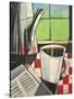 Coffee and Morning News-Tim Nyberg-Stretched Canvas