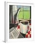 Coffee and Morning News-Tim Nyberg-Framed Giclee Print