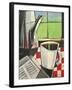 Coffee and Morning News-Tim Nyberg-Framed Giclee Print