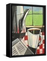 Coffee and Morning News-Tim Nyberg-Framed Stretched Canvas