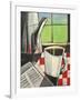 Coffee and Morning News-Tim Nyberg-Framed Giclee Print