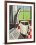 Coffee and Morning News-Tim Nyberg-Framed Giclee Print