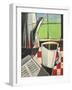 Coffee and Morning News-Tim Nyberg-Framed Giclee Print