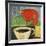 Coffee and Red Bird-Tim Nyberg-Framed Giclee Print