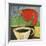 Coffee and Red Bird-Tim Nyberg-Framed Giclee Print