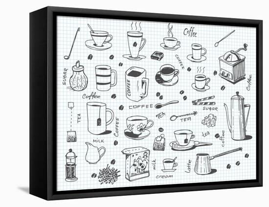 Coffee And Tea-pakowacz-Framed Stretched Canvas