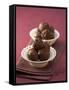 Coffee and Whisky Truffles in Two Small Dishes-Marc O^ Finley-Framed Stretched Canvas