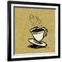 Coffee Art 3-Herb Dickinson-Framed Premium Photographic Print