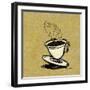 Coffee Art 3-Herb Dickinson-Framed Photographic Print