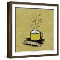 Coffee Art 4-Herb Dickinson-Framed Photographic Print